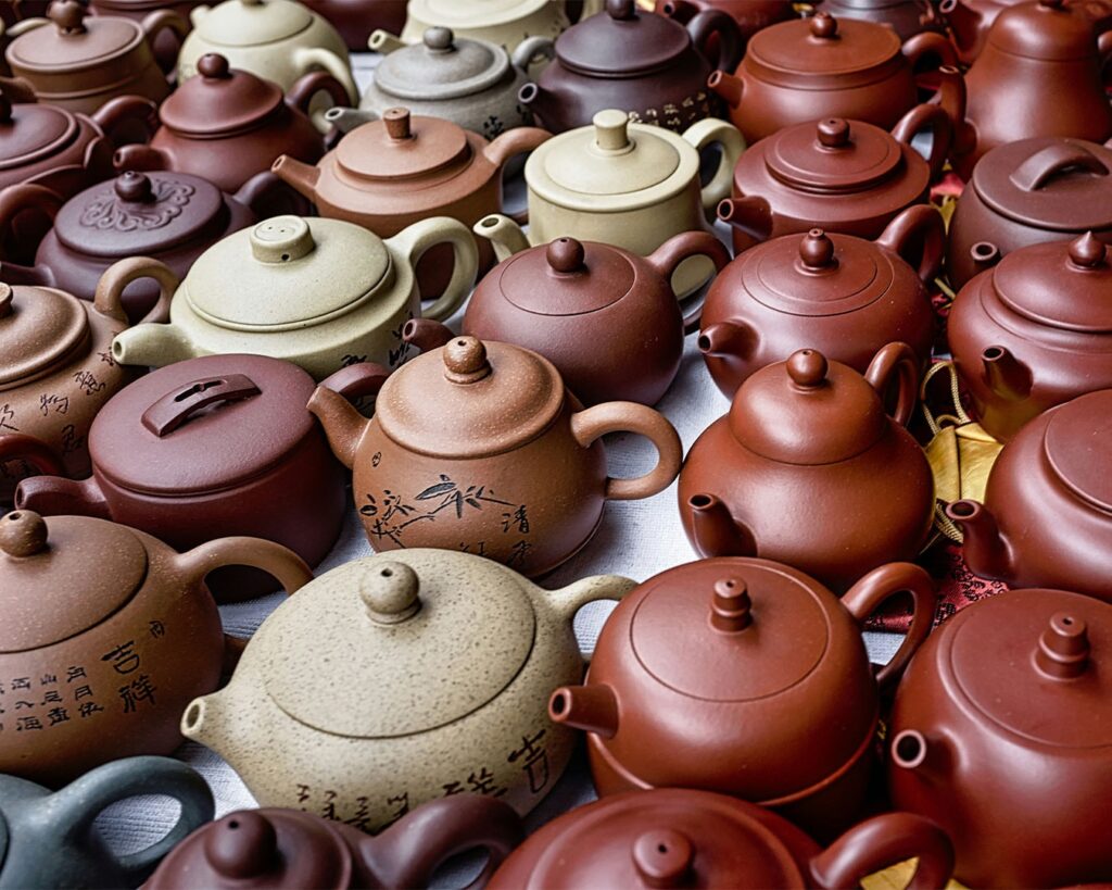 A classic Chinese teapot, representing timeless elegance and a rich history of tea culture.