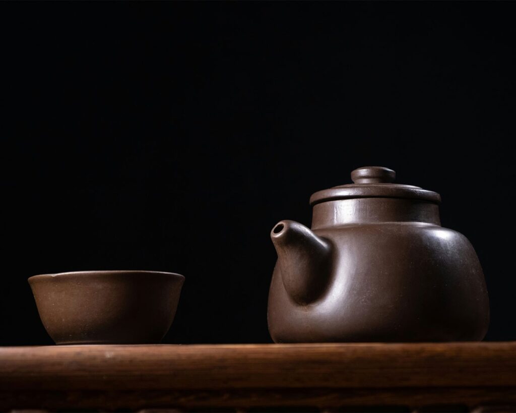 An antique Chinese teapot, reflecting generations of cultural heritage and artistry.